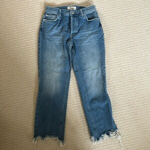 Free People soft , faded jeans